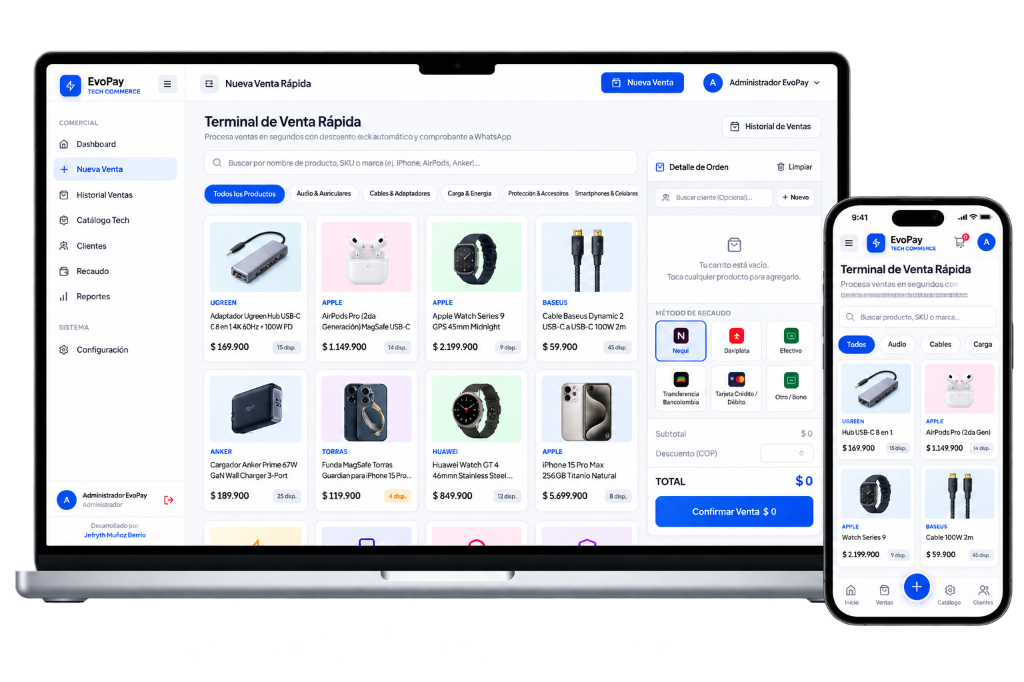 EvoPay - Terminal de Venta Rápida y Móvil